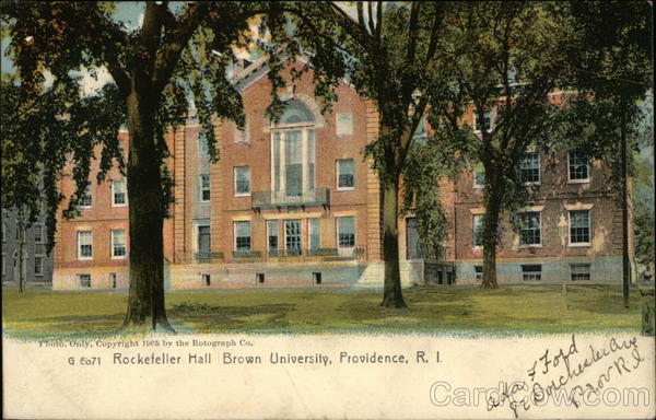 Rockefeller Hall Brown University Providence Rhode Island
