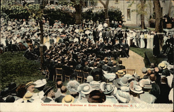Commencement Day Exercises at Brown University Providence Rhode Island