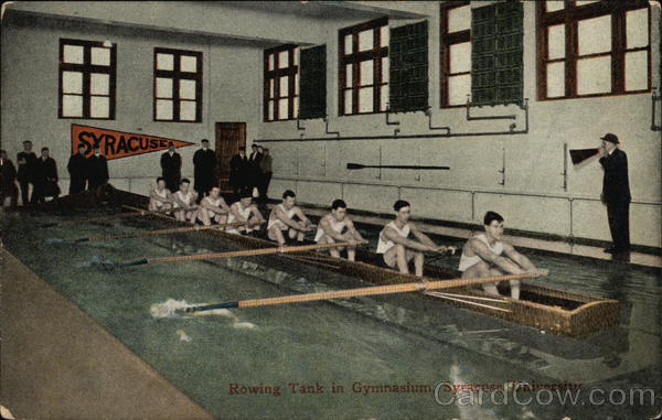 Syracuse University - Rowing Tank in Gymnasium New York