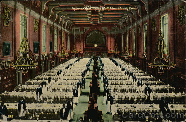 Interior Yale Dining Hall, New Haven, Conn. Connecticut