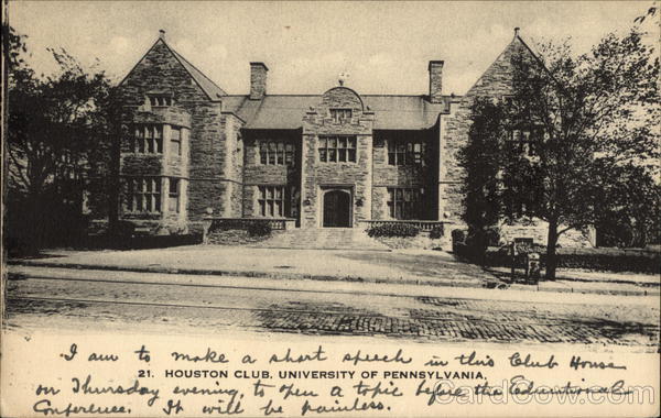 Houston Club at the University of Pennsylvania Philadelphia