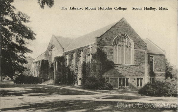 Mount Holyoke College - The Library South Hadley Massachusetts