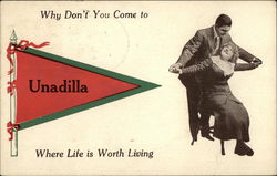 Why Don't You Come to Unadilla? Postcard