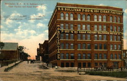 R.G. Sullivan's Cigar Factory and Canal Street Postcard