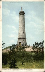 Myles Standish Monument Duxbury, MA Postcard Postcard Postcard