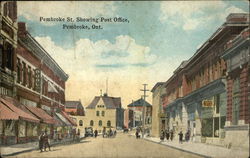 Pembroke Street, showing Post Office Postcard