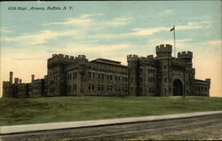 65th Regt. Armory Buffalo, NY Postcard Postcard Postcard