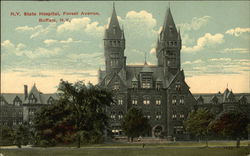 New York State Hospital, Forest Avenue Postcard