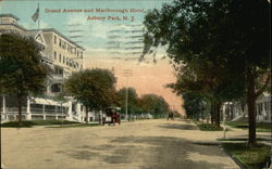 Grand Avenue and Marlborough Hotel Postcard