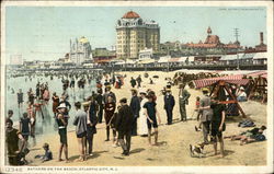 Bathers on the Beach Postcard