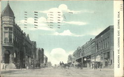 Oklahoma Avenue, looking East Guthrie, OK Postcard Postcard 