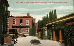 Rear View of Gate Lodge, South Department, City Hospital Boston, MA Postcard Postcard Postcard
