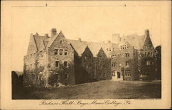 Bryn Mawr College - Radnor Hall Postcard