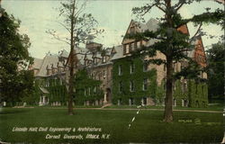 Lincoln Hall, Civil Engineering & Architecture, Cornell University Ithaca, NY Postcard Postcard Postcard