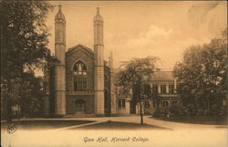 Gore Hall, Harvard College Cambridge, MA Postcard Postcard Postcard