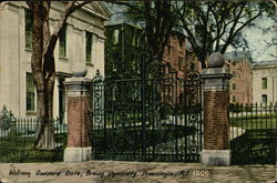 William Goddard Gate, Brown University Providence, RI Postcard Postcard Postcard