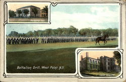 Battalion Drill Cadet Hospital Postcard