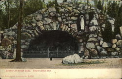 Grotto at Notre Dame South Bend, IN Postcard Postcard Postcard
