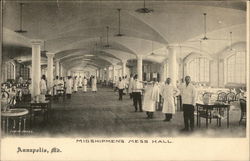 Midshipmen's Mess Hall Annapolis, MD Postcard Postcard Postcard