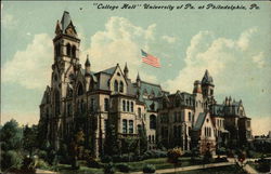 "College Hall" University of Pa. at Philadelphia, Pa. Pennsylvania Postcard Postcard Postcard