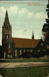 The Packer Memorial Chapel, Lehigh University Postcard