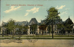 University of Chicago - School of Education Postcard