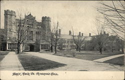 Pembroke Hall, Bryn Mawr College Pennsylvania Postcard Postcard Postcard