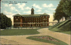 Alumni Hall, Holy Cross College Worcester, MA Postcard Postcard Postcard