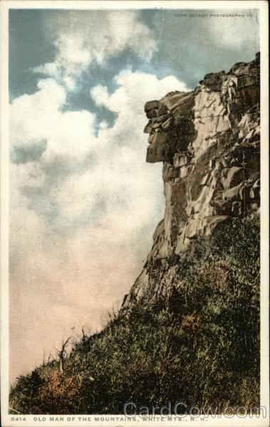 Old Man of the Mountains Franconia Notch New Hampshire