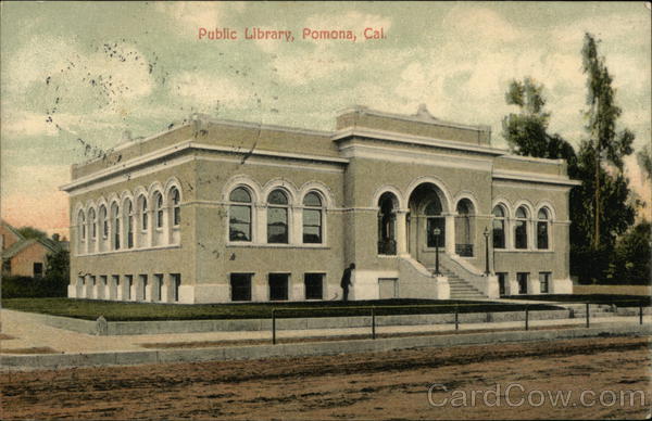 Street View of Public Library Pomona California