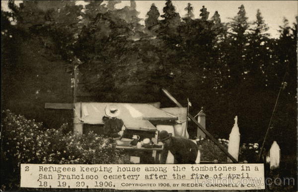 Refugees Keeping House San Francisco California