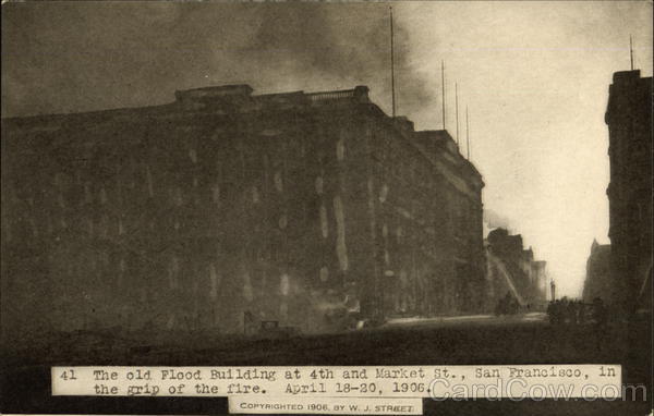 The Old Flood Building at 4th and Market San Francisco California