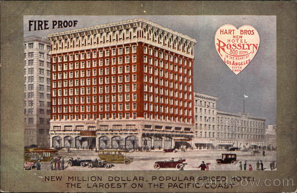 Hart Bros. New Hotel Rosslyn Los Angeles California