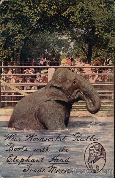 Wear Woonsocket Rubber Boots Advertising