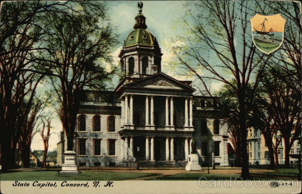 Street View of State Capitol Concord New Hampshire