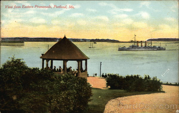 Water View from the East Promenade Portland Maine