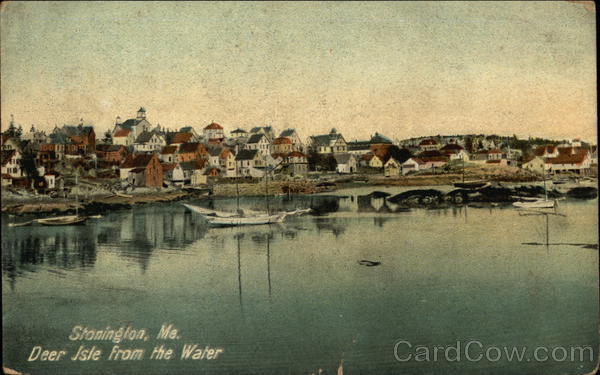 Deer Isle from the Water Stonington Maine