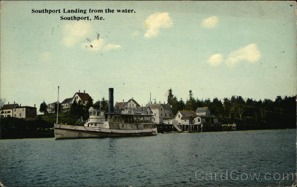 Southport Landing from the Water Maine