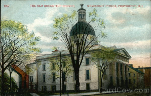 The Old Round Top Church on Weybosset Street Providence Rhode Island