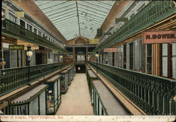 Interior of Arcade Providence Rhode Island