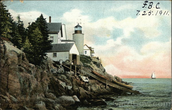 Bass Harbor Head Light Mount Desert Maine