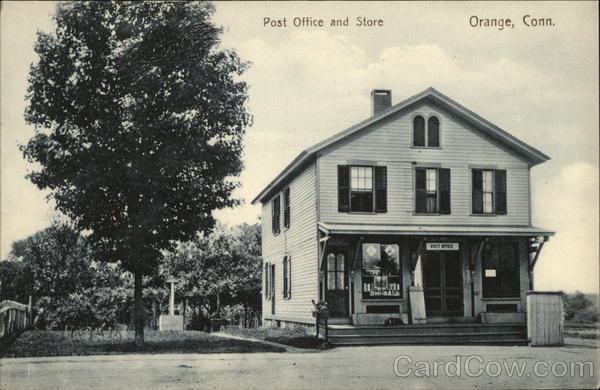 Post Office and Store Orange Connecticut
