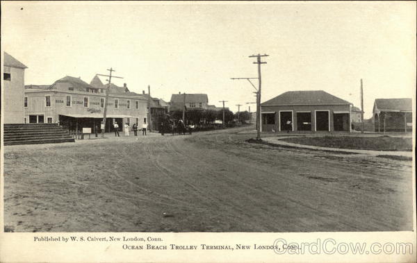 Ocean Beach Trolley Terminal New London Connecticut