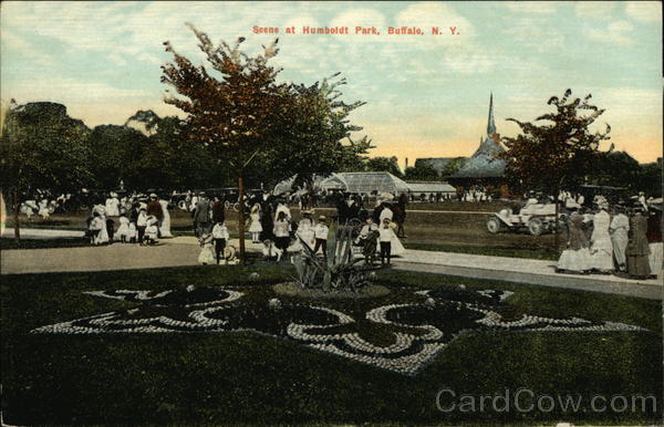Scene at Humboldt Park Buffalo New York