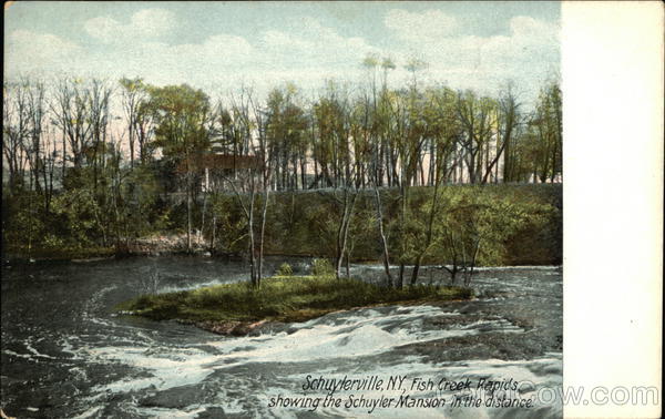 Fish Creek Rapids Schuylerville New York