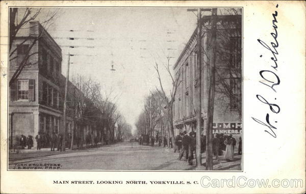 Main Street, looking North York South Carolina