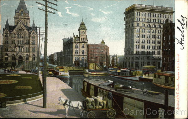 Clinton Square and Erie Canal Syracuse New York