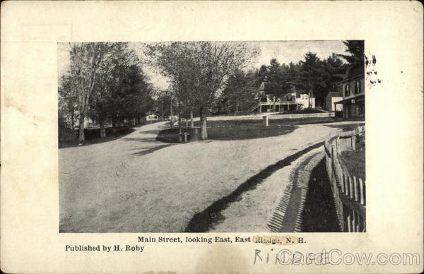 Main Street, Looking East Rindge New Hampshire