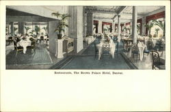 Restaurants, The Brown Palace Hotel Denver, CO Postcard Postcard Postcard