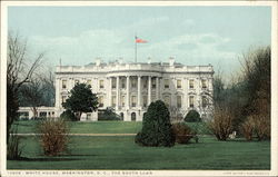 White House - The South Lawn Washington, DC Washington DC Postcard Postcard Postcard